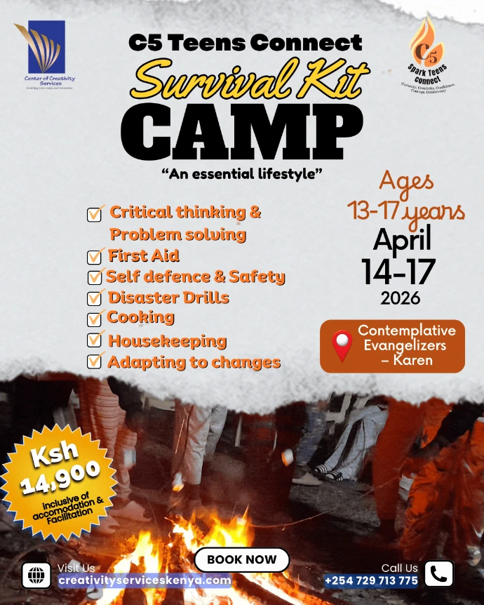 survival kit camp poster