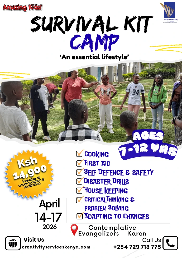 survival kit camp poster